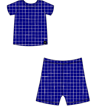 2 pc Loungewear Set in Blueberry Connect