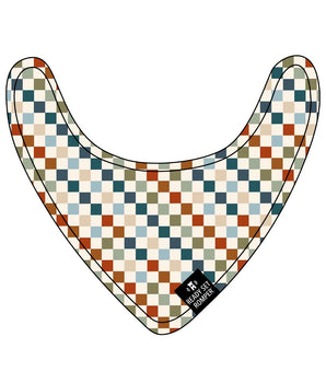 Bib in Checkered Spice