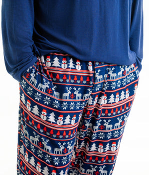 Men’s Loungewear Pants in Nordic Winter