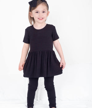Reversible Opening Ready Set Romper® in Ribbed Essential Midnight