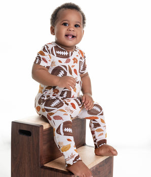 Change-A-Roo™ Front Opening Romper in Touchdown