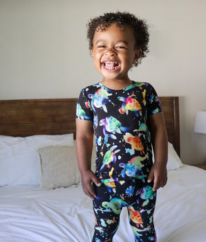 Change-A-Roo™ Front Opening Romper in Turtley Awesome